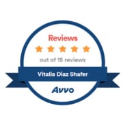 An Avvo reviews rating seal
